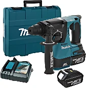 Перфоратор Makita DHR242RFE (с 2-мя АКБ, кейс