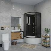 Душевая кабина Niagara NG-6508-14BKG 90x90x200