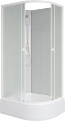 Душевая кабина Niagara Promo P100/80/26L/MT/BK 100x80x195