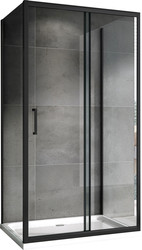 Душевой уголок Abber Schwarzer Diamant AG30100B-S80B-S80B