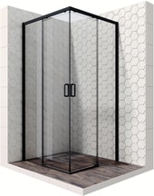 Душевой уголок Ambassador Queen Black 11011204 100х100