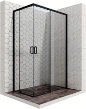 Душевой уголок Ambassador Queen Black 11011205R 120х80