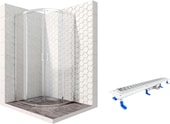 Душевой уголок Ambassador Set 14011104-ST13