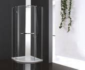 Душевой уголок Cezares BERGAMO-W-R-1-90-ARCO-C-Cr-L-IV