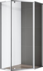 Душевой уголок Cezares Eco-O-P-1-100-C-Cr