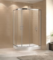 Душевой уголок Cezares Eco-O-RH-2-100/80-P-Cr