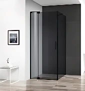 Душевой уголок Cezares SLIDER-AH-1-90-70/80-GRIGIO-NERO