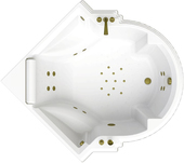 Ванна Fra Grande Монте-Карло 149x149 4-01-4-0-0-402П