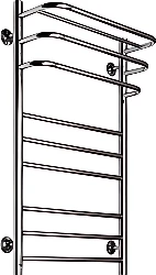 Полотенцесушитель Ростела Лира 1/2" 50x100 см