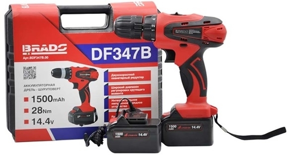 Дрель-шуруповерт Brado DF347B