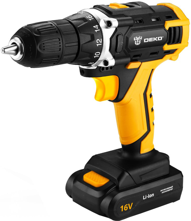 Дрель-шуруповерт Deko DKCD16FU-Li (063-4098)