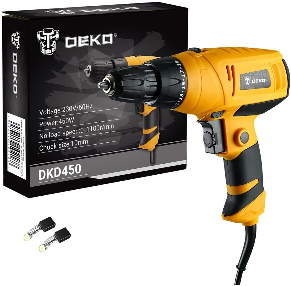 Дрель-шуруповерт Deko DKD450 (063-4280)