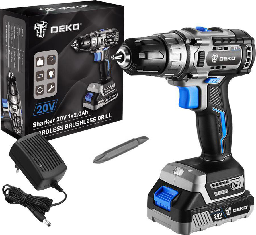 Дрель-шуруповерт Deko Sharker (063-4037)