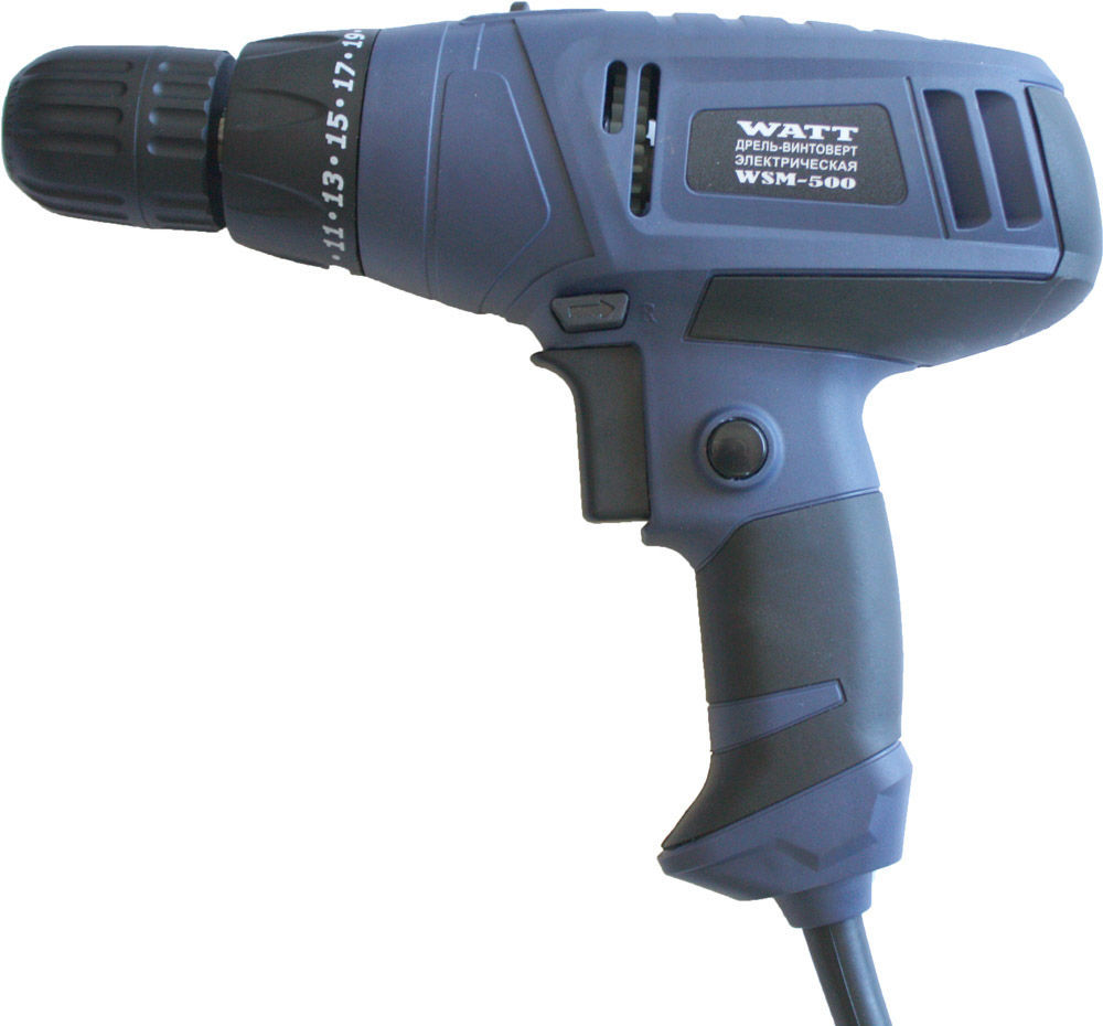 Дрель-шуруповерт Watt WSM-500 (2.500.010.00)