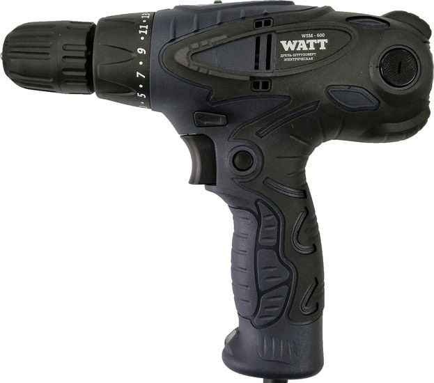 Дрель-шуруповерт Watt WSM-600 (2.600.010.10)