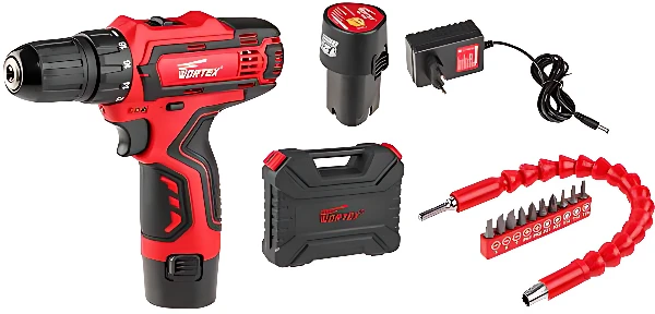 Дрель-шуруповерт Wortex BD 1215-1 Li