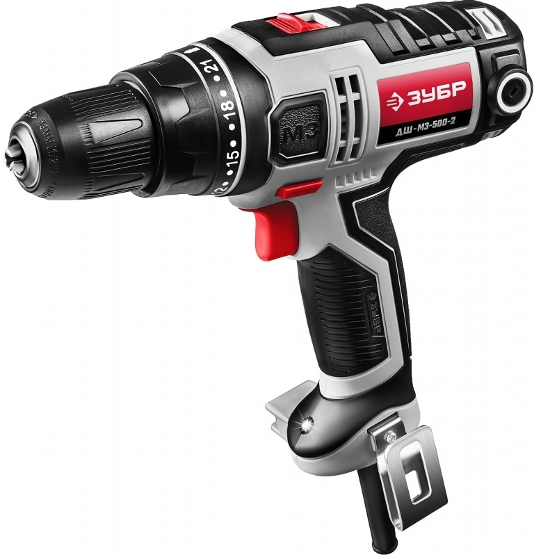 Дрель-шуруповерт Зубр ДШ-М3-500-2