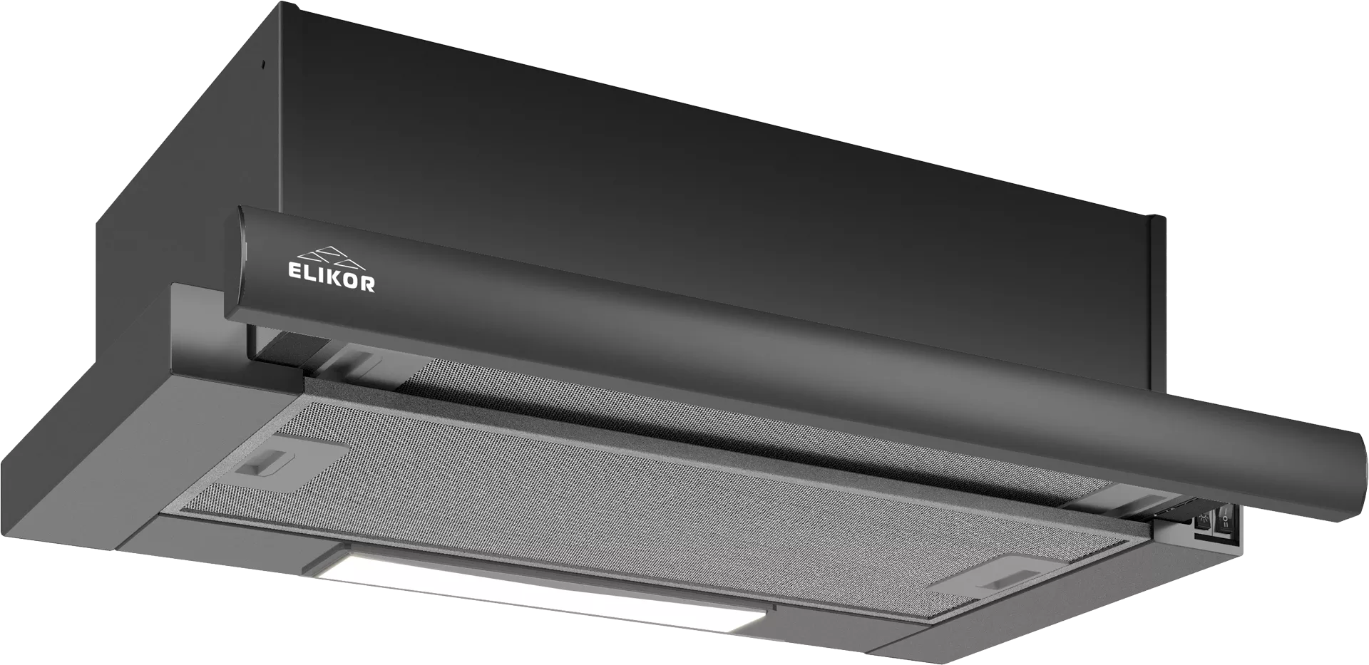 Кухонная вытяжка Elikor Slide 60П-430 (черный/черный)
