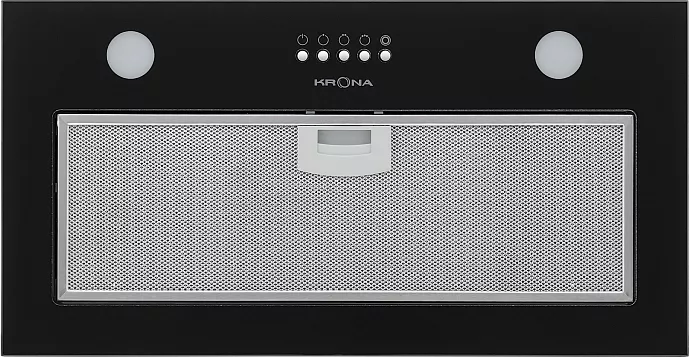 Кухонная вытяжка Krona Luisa 600 Glass PB (черный)