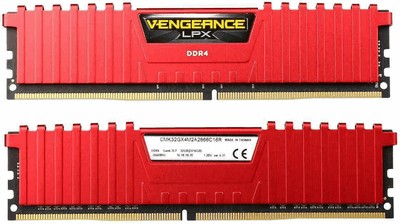 Corsair Vengeance LPX CMK32GX4M2A2666C16R DDR4 PC4-21300 2x16Gb