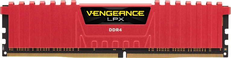 Corsair Vengeance LPX Red CMK16GX4M2A2666C16R DDR4 PC4-21300 2х8Gb