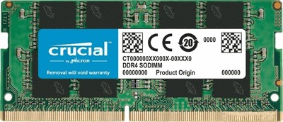 Crucial 8GB DDR4 SODIMM PC4-25600 CT8G4SFRA32A