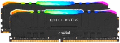 Crucial Ballistix RGB BL2K8G32C16U4BL DDR4 PC4-25600 2x8GB