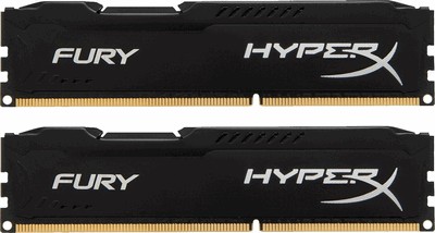 HyperX Fury Black HX318C10FBK2/8 DDR3 PC-15000 2x4Gb