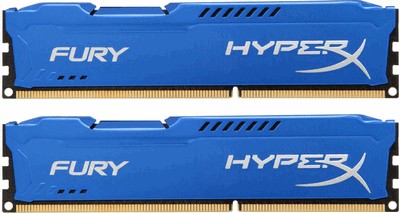 HyperX Fury Blue HX313C9FK2/8 DDR3 PC-10600 2x4Gb