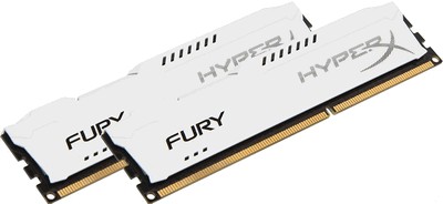 HyperX Fury White HX316C10FWK2/8 DDR3 PC-12800 2x4Gb