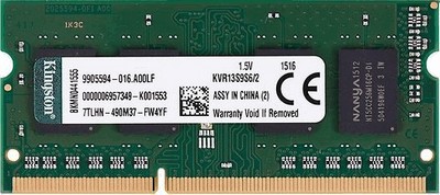 Kingston KVR13S9S6/2 DDR3 PC3-10600 2Gb
