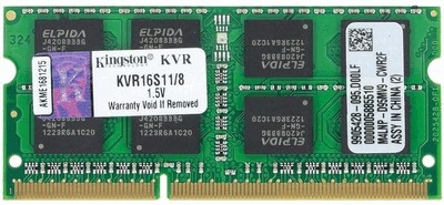 Kingston KVR16S11/8 DDR3 PC12800 8Gb