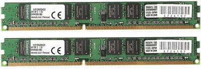Kingston ValueRAM KVR13N9S8K2/8 DDR3 PC3-10600 2x4Gb