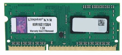 Kingston ValueRAM KVR16S11S8/4 DDR3 PC12800 4Gb
