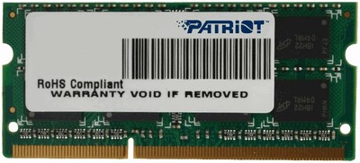 Patriot PSD34G16002S DDR3 PC3-12800 4Gb