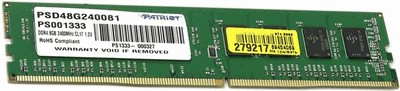 Patriot PSD48G240081 DDR4 PC4-19200 8Gb