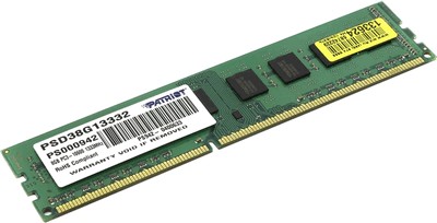Patriot Signature PSD38G13332 DDR3 PC3-10600 8Gb