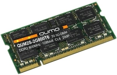 Qumo 2GB DDR2 SO-DIMM PC2-6400 QUM2S-2G800T6