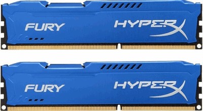 Комплект памяти HyperX Fury Blue HX318C10FK2/8 DDR3 PC-14900 2x4Gb