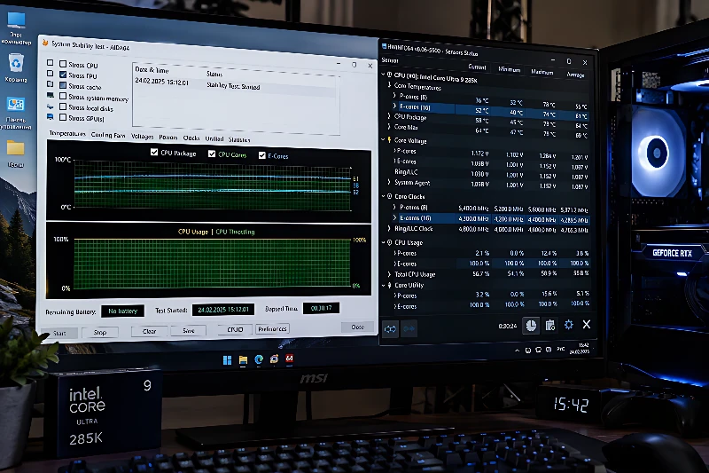 Производительность процессора Intel Core Ultra 9 285K