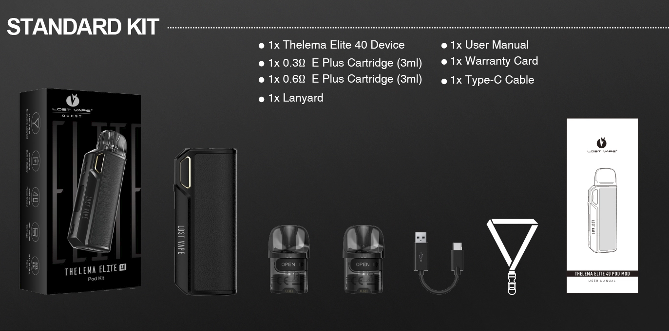 Lost Vape Thelema Elite 40 POD kit