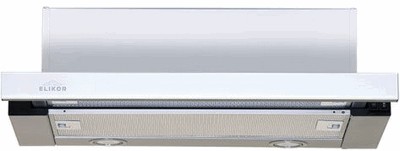 Вытяжка Elikor Интегра GLASS 60Н-400-В2Д (нержавеющая сталь/стекло белое)