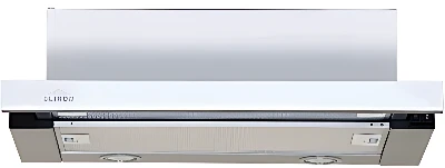Вытяжка Elikor Интегра Glass 45Н-400-В2Д (нержавеющая сталь/стекло белое)