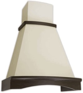 Вытяжка Elikor Ротонда 60П-650-П3Л (бежевый/дуб венге)