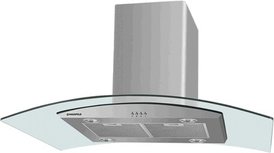 Вытяжка MAUNFELD Ancona PlusA Isla 90 (нержавеющая сталь/прозрачное стекло)