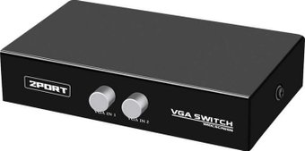 Адаптер USBTOP 2x1 VGA, пассивный