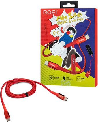 Кабель Rofi Mini USB-C - USB-C