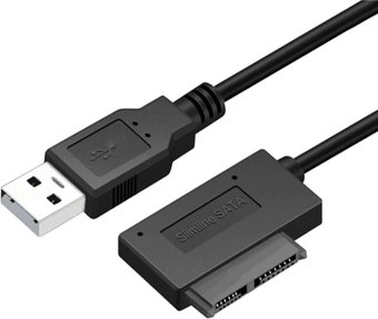 Адаптер USBTOP USB Type-A - SATA 6+7 pin