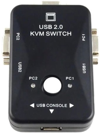 KVM переключатель USBTOP 2x USB2.0 / VGA