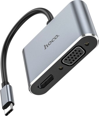 Адаптер Hoco HB29 USB Type-C - HDMI/VGA